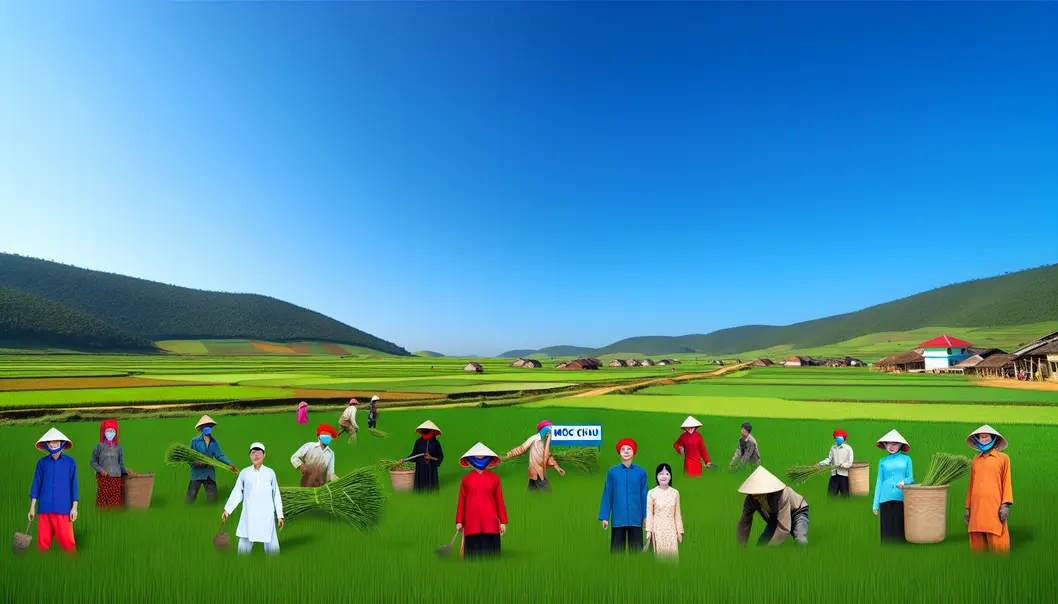 Khí hậu mùa hè tại Mộc Châu đặc trưng với nhiệt độ cao, ảnh hưởng đến cây trồng.