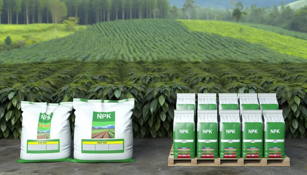 Vườn cà phê tươi tốt ở Mai Sơn, Sơn La.